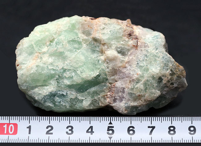 研究機関で長らく保管、レアな国産の蛍石（Fluorite）。新潟県東蒲原郡の五十島（いがしま）鉱山から採集 鉱物 販売