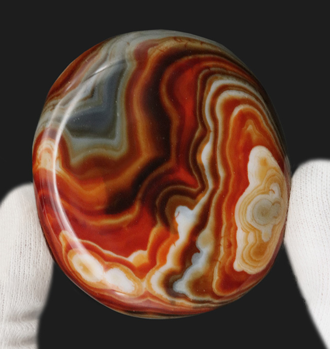 こんなにカラフルなメノウもない！マダガスカル産の色彩豊かな縞瑪瑙（メノウ・Agate）の上質標本（その5）