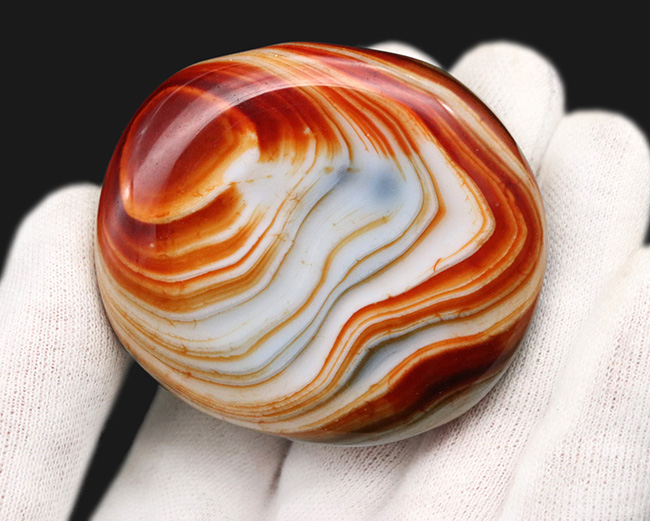 こんなにカラフルなメノウもない！マダガスカル産の色彩豊かな縞瑪瑙（メノウ・Agate）の上質標本（その7）