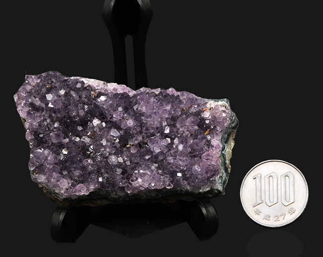 サービスプライス！産状が保存された天然アメシスト（Amethyst）の原石（その8）