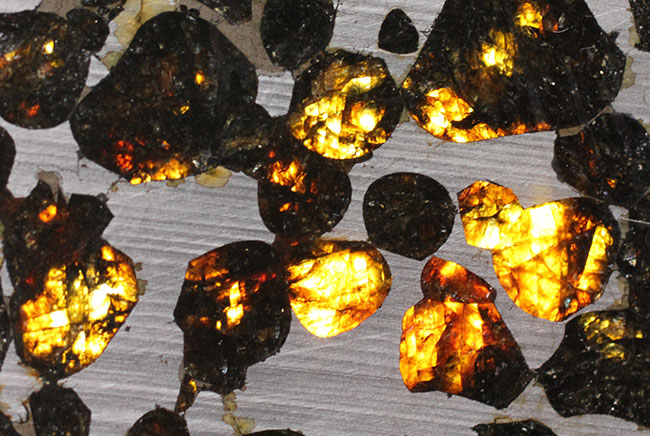 パラサイト　かんらん最高に綺麗 パラサイト隕石 隕石 リング サイズ調整可能