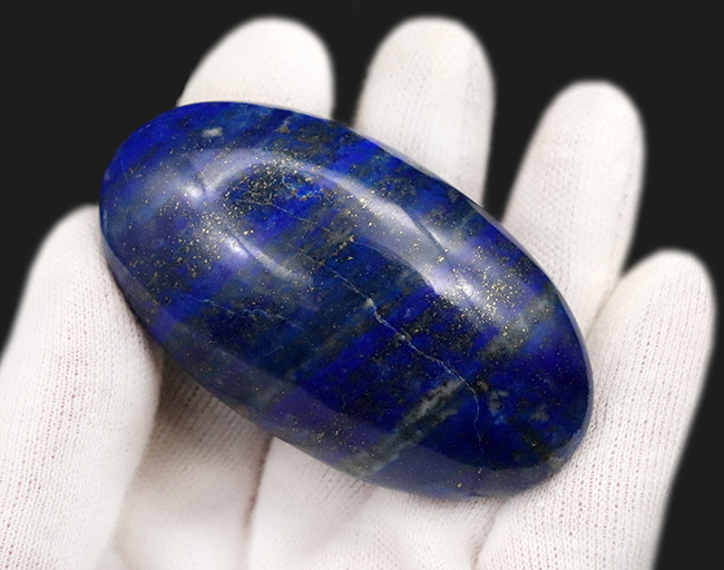 飛行石！？最高品質とされるアフガニスタン産の天然ラピスラズリ（Lapis lazuli）のポリッシュ標本（その2）