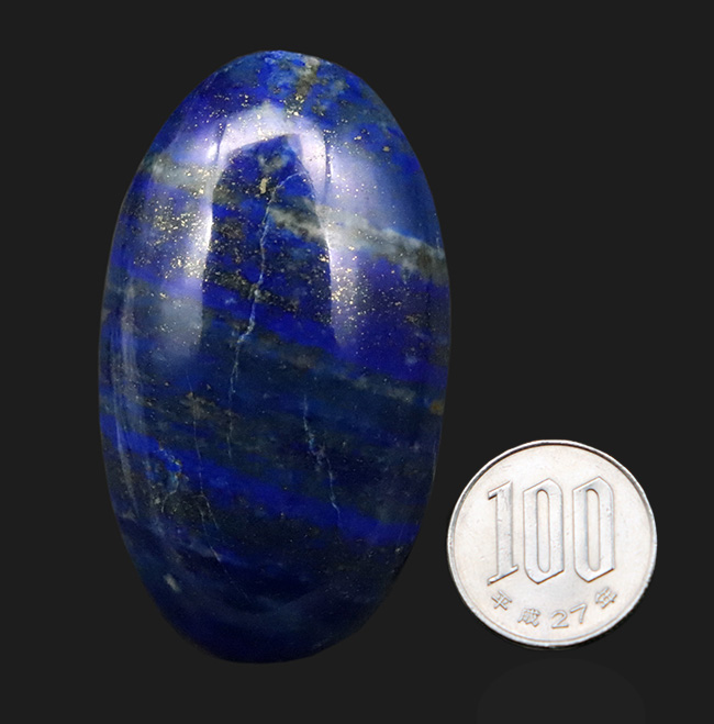 飛行石！？最高品質とされるアフガニスタン産の天然ラピスラズリ（Lapis lazuli）のポリッシュ標本（その7）