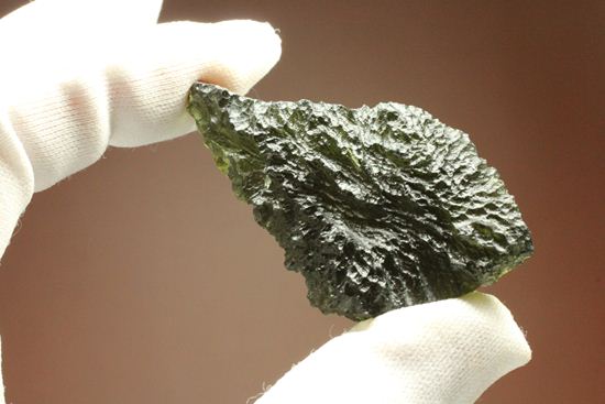 透明度高！！　隕石衝突によってつくられたチェコ産のインパクトグラス・モルダバイト(Moldavite)